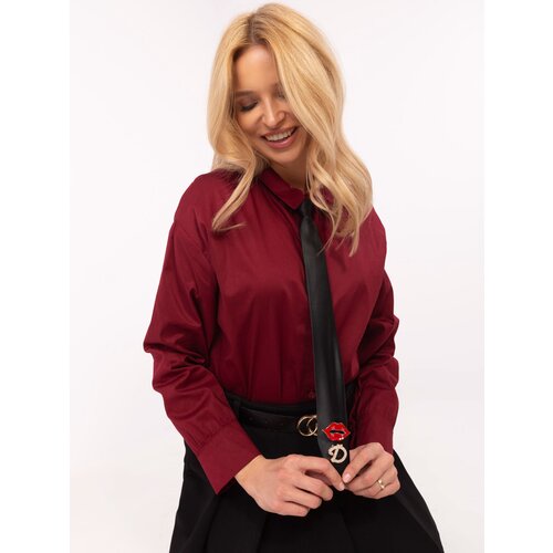 Italy Moda Shirt-DHJ-KS-9213-1.77P-burgundy Cene