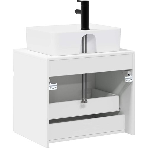  Set namje&amp;scaron;taja za kupaonicu Bijela visokog sjaja 59 x 44,5 x 50 cm Slike