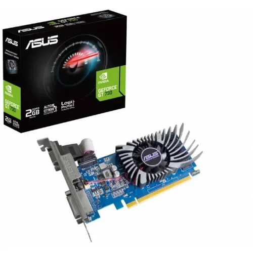 Asus GeForce GT 730 2GB DDR3 BRK EVO VGA low-profile graphics card for HTPC builds, PCIe 2.0, 1xD-SUB, 1xDVI-D, 1xHDMI 1.4b - 90YV0HN1-M0NA00
