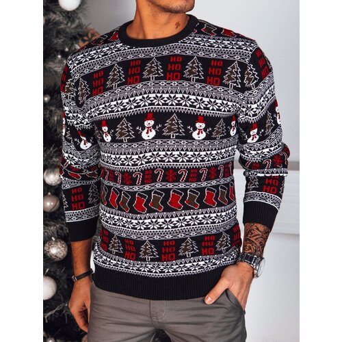 DStreet Sweter męski świąteczny czarny Cene