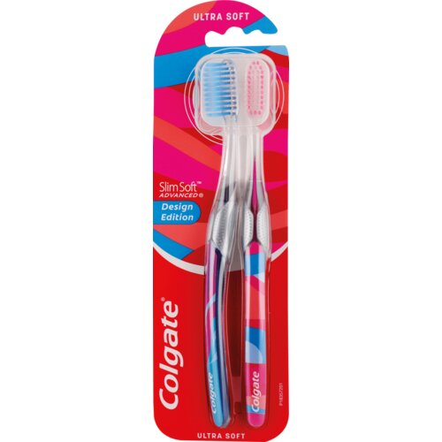 Colgate slim ultra soft advanced design četkica za zube 2kom Cene