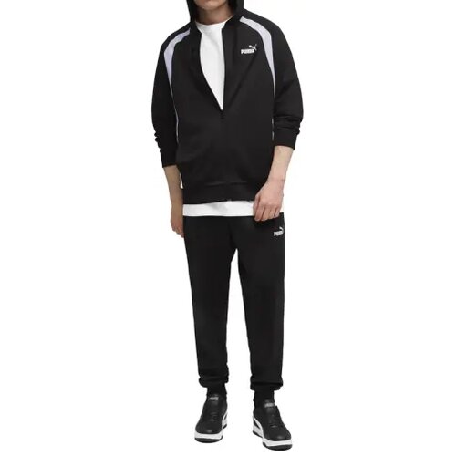 Puma Mu&amp;scaron;ka komplet trenerka Hooded Poly, Crni Slike