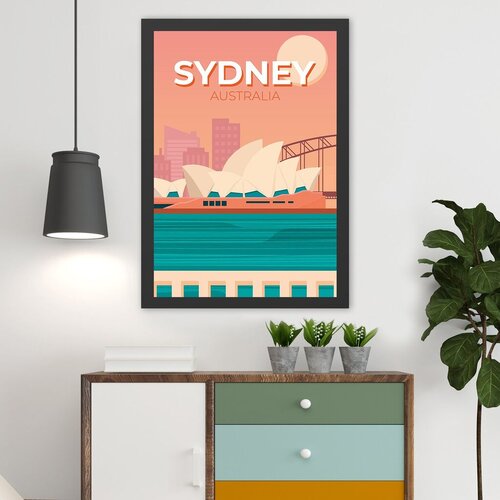 Wallity Uokvirena slika Sydney, 35x45 cm Cene