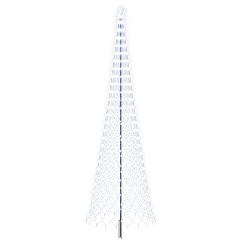  LED božićno drvce 500 cm 550 LED lampica Hladno bijela Željezo Slike