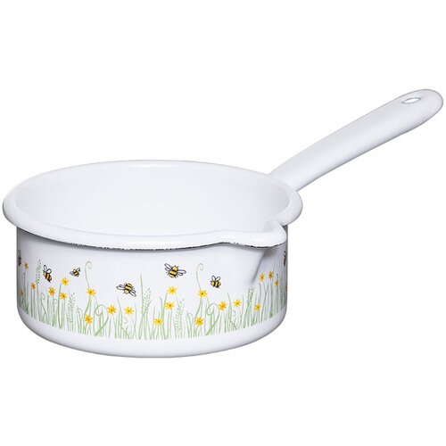 RIESS kozica Bee 14cm, 0,75 l, en ročaj, emajl Cene