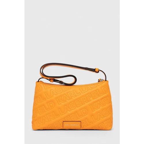 Karl Lagerfeld Torbica oranžna barva