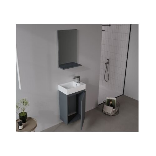 Hanah home Kupaonska Polica, Antracit Slike