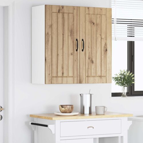  Ormar za Zid Lucca Hrast artisan 80 x 31 x 80 cm Slike
