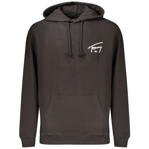 Tommy Hilfiger mu&amp;scaron;ka hoodie dukserica s tiskanim logom crna Slike