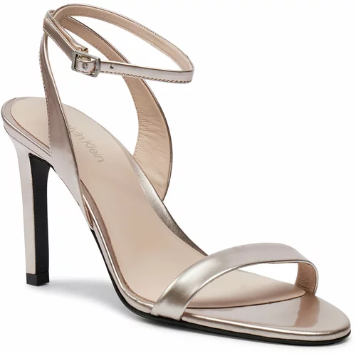 Calvin Klein Sandali Heel Sandal 90 Pearl HW0HW02026 Crystal Gray VBR