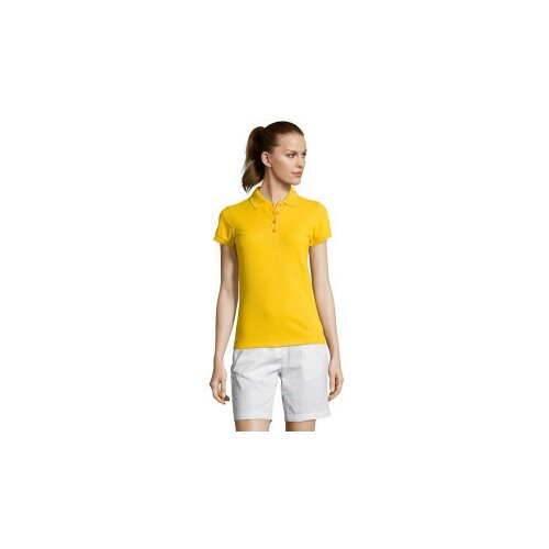 SOL'S Passion ženska polo majica sa kratkim rukavima Žuta S ( 311.338.12.S ) Slike