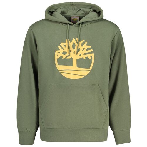 Timberland mu&scaron;ka hoodie dukserica s tiskanim logotipom maslinasto zelena Cijene