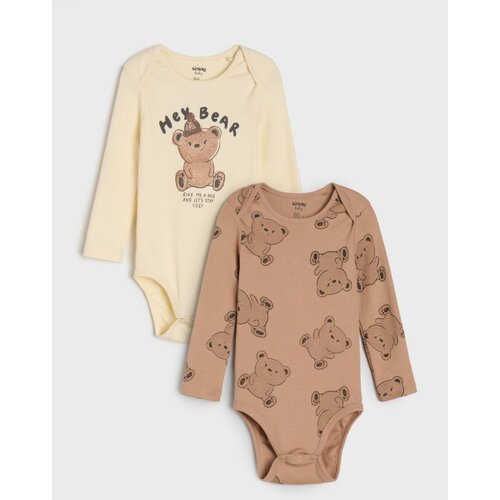 Sinsay Pamučno bodi s motivom medvjedića 2 pack Cijene
