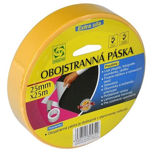  Obložena dvostrana ljepljiva traka &scaron;irine 25mm, duljine 25m Cijene