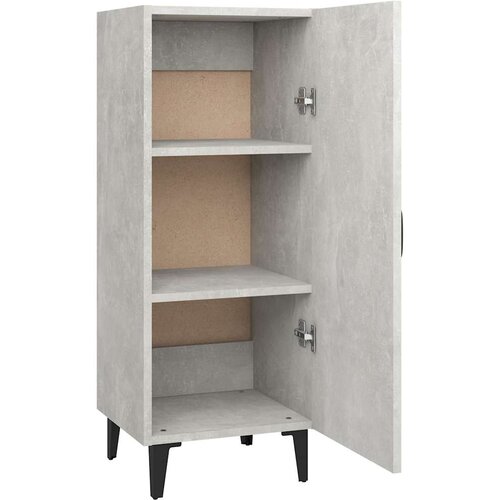  Komoda siva boja betona 34,5x34x90 cm od konstruiranog drva Slike