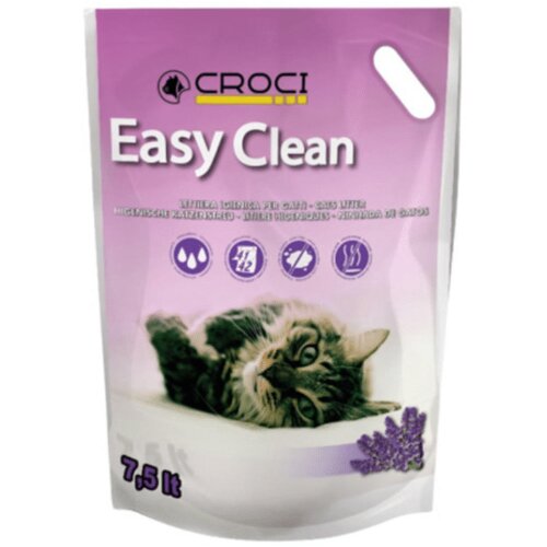 Croci easy clean posip za mačke lavanda 7.5 l Slike