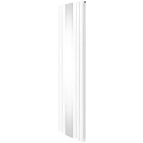 Monster Ovalni radiator z ogledalom - 1800 mm x 500 mm - bel, (21569754)