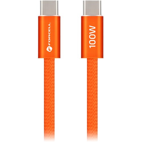  USB C na USB C kabel Forcell F-Energy QC4.0 PD 5A 100W 120 cm ACYH23 narančasti Slike