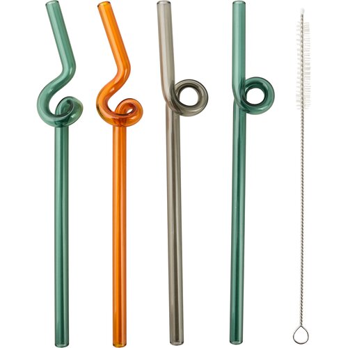Mondex Slamice steklene Peter Komplet 20cm pisane 4kos, (5000301936) Slike