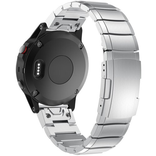 INF Hitro Sprostitev Titanov Pa&scaron;ček za Uro za Garmin Fenix 7X 6X Pro 5X Plus Silver 22 mm, (21579481) Cene