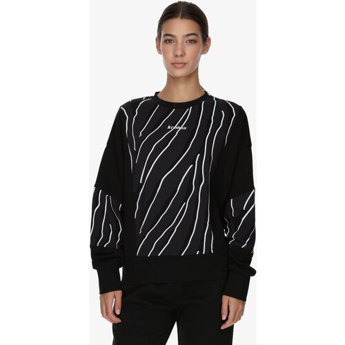 Kronos ladies crewneck black/white Cene