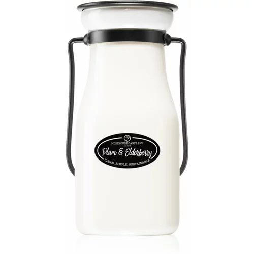 Milkhouse Candle Co. Creamery Plums & Elderberry mirisna svijeća Milkbottle 227 g