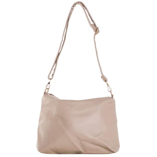 Fashion Hunters Light beige 2-in-1 city shoulder bag with a chain Cene