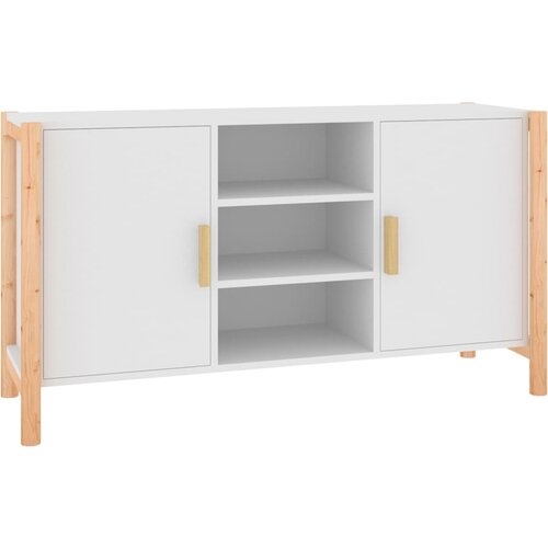 Maison Chic Komoda - Predalnik bela 107x38x60 cm inženirski les, (21716518) Cene