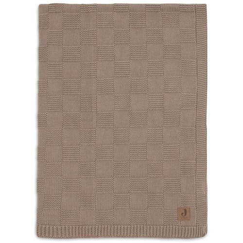 Jollein pletena odejica box knit milky coffee Slike
