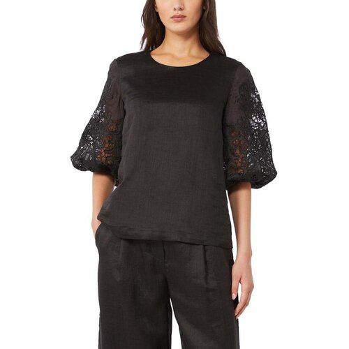 Maxmara Studio Topi & Bluze MSTORDINE Črna Cene