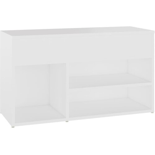 Maison Chic Klop za čevlje - Sedež za čevlje bela 80x30x45 cm iverna plo&amp;scaron;ča, (21776542) Slike
