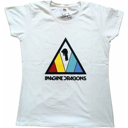 Imagine Dragons Košulja Triangle Logo White S