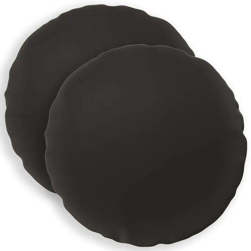  Presvlaka za jastuk 2 pcs HEERLEN Crna &Oslash; 50 cm Poliester - Crna &Oslash; 50 cm 2 Cijene