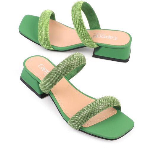 Capone Outfitters Mules - Green - Block Cene