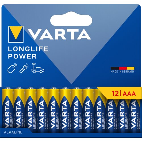 Varta LONGLIFE Power AAA Pack 12 - 1 pkg Slike