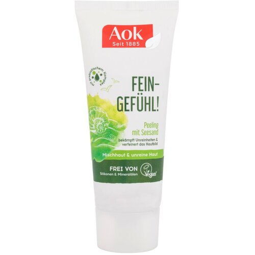Aok Fine Feeling piling za masnu kožu 100 ml o&amp;scaron;tećena kutija Slike