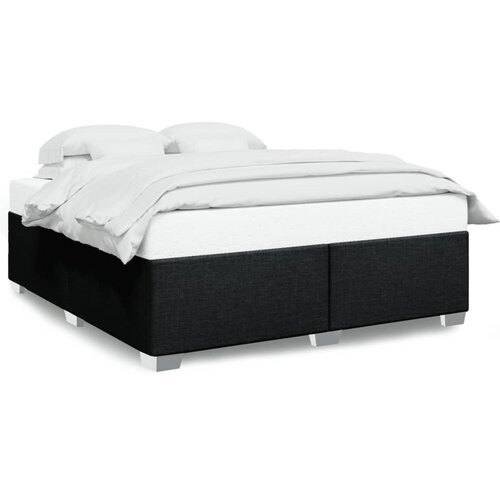 vidaXL Okvir za krevet bez madraca crni 200x200 cm od tkanine Cene
