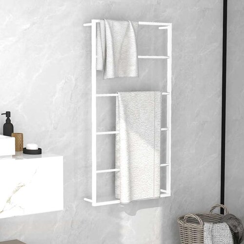  Vje&scaron;alica za ručnike Bijela 60x10x116 cm Čelik Cijene