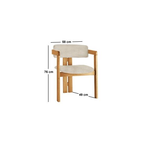 Hanah home trpezarijska stolica CO-046 Slike