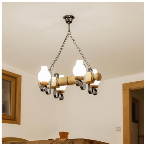  Brilagi - Luster na lancu RUSTIC 4xE14/40W/230V buk Cene