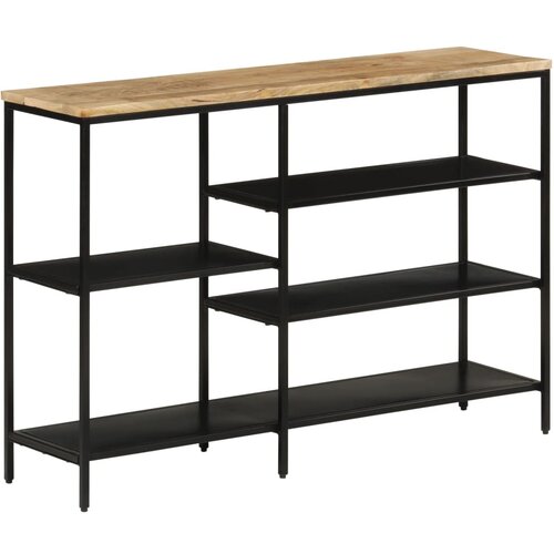 vidaXL Konzolni stol 110x30x75 cm grubo masivno drvo manga i željezo Cijene