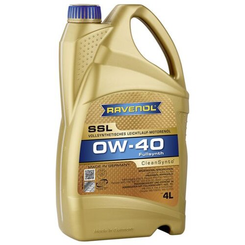 RAVENOL motorno ulje SSL SAE 0W40 4L Cene