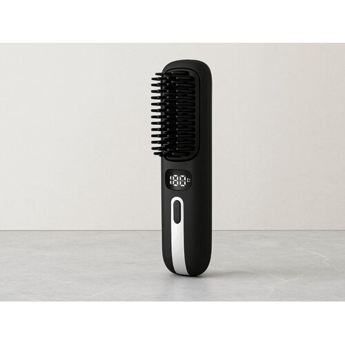  35w baterija. LCD četka za ravnanje kose s kontrolom temperature do 200&amp;deg;c usb Slike