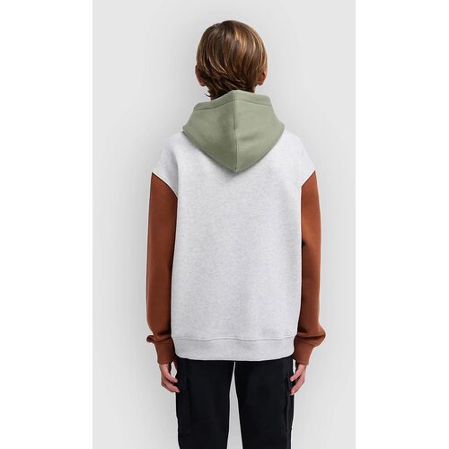 Billabong Arch Block Kids Pulover s kapuco light grey heather Slike