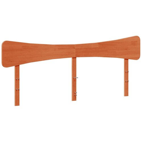 Maison Chic vzglavna omarica - nočna omarica - posteljna omarica vo&amp;scaron;čeno rjava 180 cm trdna borovina, (21708117) Slike