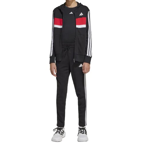Adidas Trenerka za dečake J 3S Tib Ft Ts, Crna Cene