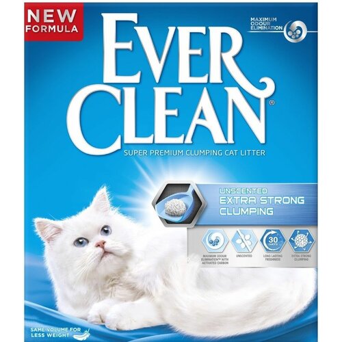 Clorox International Even Clean posip za mačke Unscented ExtraStrong - grudvajući 10L Slike