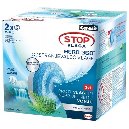  Henkel Ceresit stop vlaga aero 360° svežina slapov, 2 tableti 450g 2630107