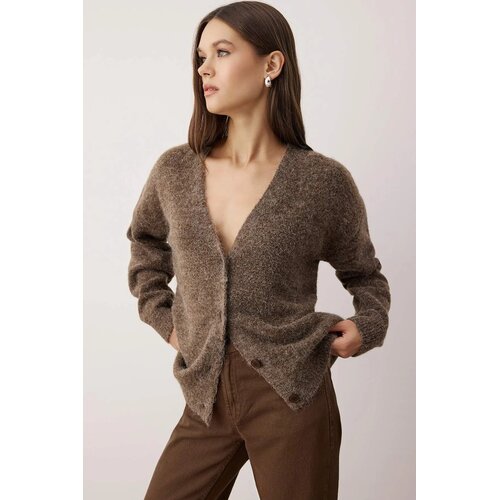 TRENDYOLMILLA ženski duks Twoaw26Hi00265, taupe-bež Cene