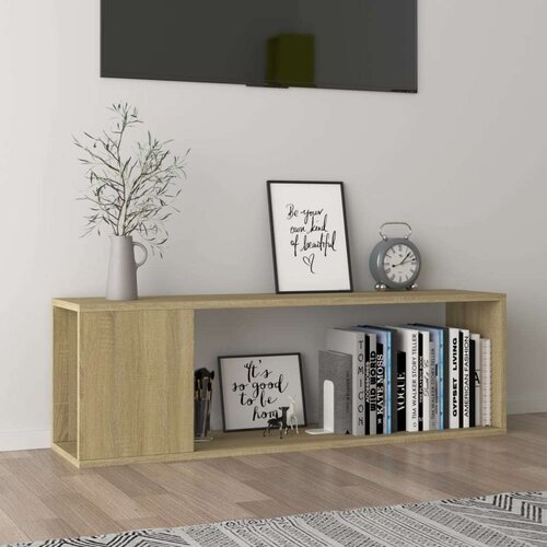 TV omarica sonoma hrast 100x24x32 cm iverna plo&amp;scaron;ča, (20620921) Slike